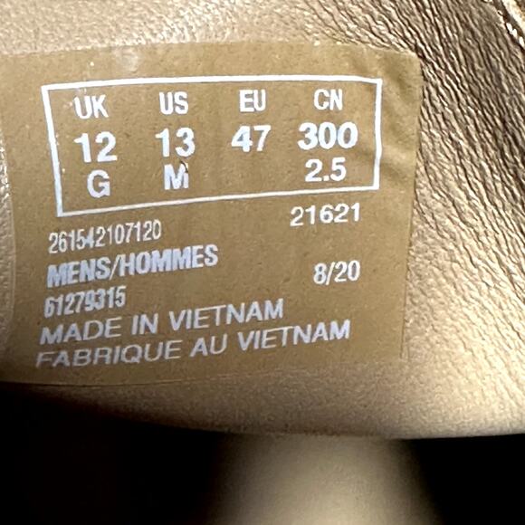 Clarks Bushacre 2 Chukka Boot Leather Lace-Up Round Toe Brown 13 - Picture 6 of 7